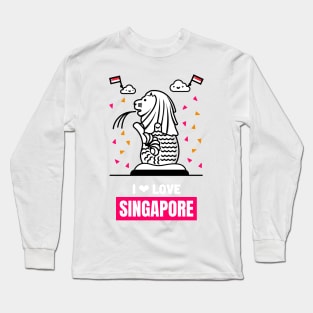 Love Singapore Long Sleeve T-Shirt